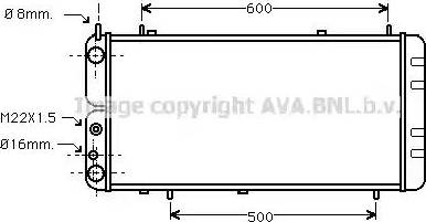 Ava Quality Cooling AI 2005 - Радиатор, охлаждение двигателя autosila-amz.com