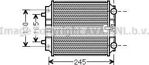 Ava Quality Cooling AI2336 - Радиатор, охлаждение двигателя autosila-amz.com