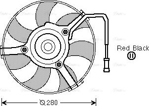 Ava Quality Cooling AI 7504 - Вентилятор, охлаждение двигателя autosila-amz.com