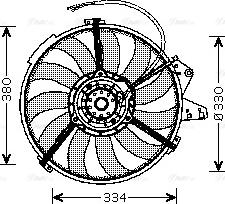 Ava Quality Cooling AI 7507 - Вентилятор, охлаждение двигателя autosila-amz.com