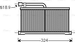 Ava Quality Cooling AIA6296 - Радиатор отопителя autosila-amz.com