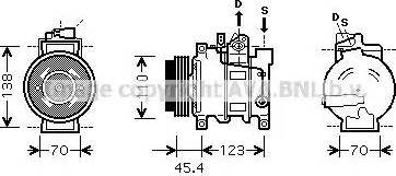 Ava Quality Cooling AI K227 - Компрессор кондиционера autosila-amz.com