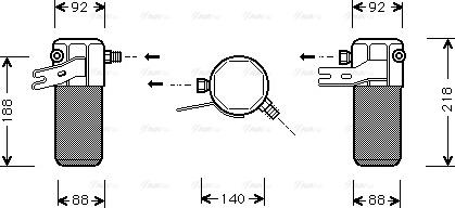 Ava Quality Cooling AI D012 - Осушитель, кондиционер autosila-amz.com