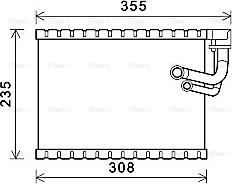 Ava Quality Cooling AIV326 - Испаритель, кондиционер autosila-amz.com