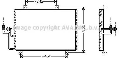 Ava Quality Cooling AL 5062 - Конденсатор кондиционера autosila-amz.com