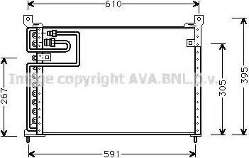 Ava Quality Cooling AU 5113 - Конденсатор кондиционера autosila-amz.com