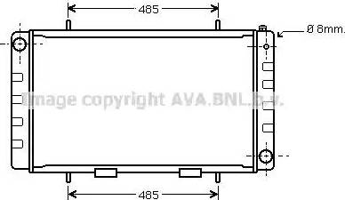 Ava Quality Cooling AU 2092 - Радиатор, охлаждение двигателя autosila-amz.com