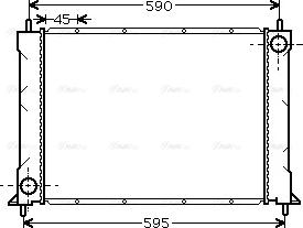 Ava Quality Cooling AU 2069 - Радиатор, охлаждение двигателя autosila-amz.com