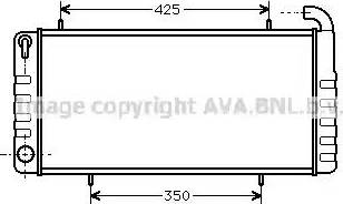 Ava Quality Cooling AU 2102 - Радиатор, охлаждение двигателя autosila-amz.com