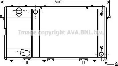 Ava Quality Cooling AU 2123 - Радиатор, охлаждение двигателя autosila-amz.com