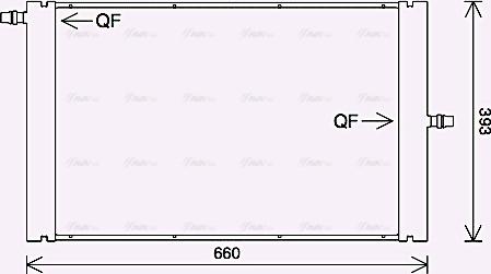Ava Quality Cooling AU2228 - Радиатор, охлаждение двигателя autosila-amz.com