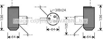 Ava Quality Cooling AU D042 - Осушитель, кондиционер autosila-amz.com