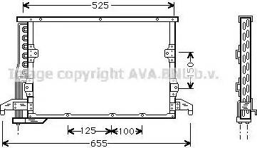 Ava Quality Cooling BW 5190 - Конденсатор кондиционера autosila-amz.com