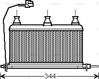 Ava Quality Cooling BW 6352 - радиатор отопителя autosila-amz.com