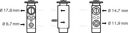 Ava Quality Cooling BW 1088 - Расширительный клапан, кондиционер autosila-amz.com