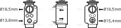 Ava Quality Cooling BW 1240 - Расширительный клапан, кондиционер autosila-amz.com