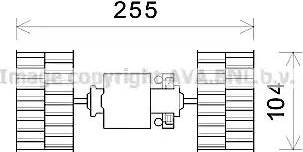 Ava Quality Cooling BW8484 - Электродвигатель, вентиляция салона autosila-amz.com