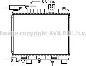 Ava Quality Cooling BW 2056 - Радиатор, охлаждение двигателя autosila-amz.com