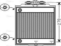 Ava Quality Cooling BW 2366 - Радиатор, охлаждение двигателя autosila-amz.com