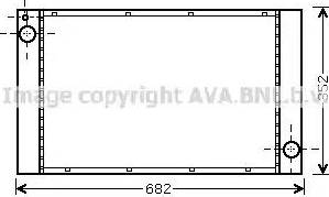 Ava Quality Cooling BW 2333 - Радиатор, охлаждение двигателя autosila-amz.com