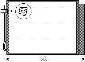 Ava Quality Cooling BWA5377D - Конденсатор кондиционера autosila-amz.com
