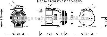 Ava Quality Cooling BW K237 - Компрессор кондиционера autosila-amz.com