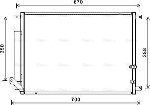 Ava Quality Cooling CC5001D - Конденсатор кондиционера autosila-amz.com