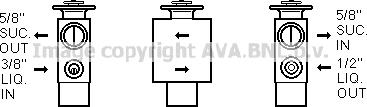 Ava Quality Cooling CL1005 - Расширительный клапан, кондиционер autosila-amz.com