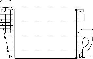 Ava Quality Cooling CN4317 - Интеркулер, теплообменник турбины autosila-amz.com
