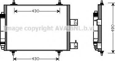 Ava Quality Cooling CN 5213 - Конденсатор кондиционера autosila-amz.com