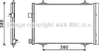 Ava Quality Cooling CN5274D - Конденсатор кондиционера autosila-amz.com