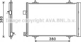 Ava Quality Cooling CN 5274 - Конденсатор кондиционера autosila-amz.com