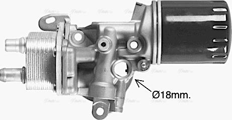 Ava Quality Cooling CN3327H - Масляный радиатор, двигательное масло autosila-amz.com