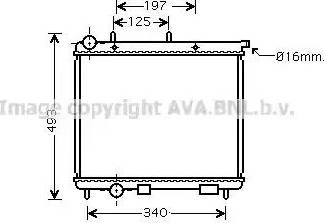 Ava Quality Cooling CN 2189 - Радиатор, охлаждение двигателя autosila-amz.com