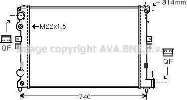 Valeo 731163 - Радиатор, охлаждение двигателя autosila-amz.com