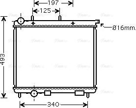 Ava Quality Cooling CNA2189 - Радиатор, охлаждение двигателя autosila-amz.com