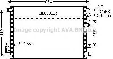 Ava Quality Cooling CR 5093 - Конденсатор кондиционера autosila-amz.com