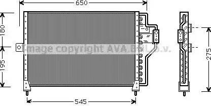 Ava Quality Cooling CR 5013 - Конденсатор кондиционера autosila-amz.com