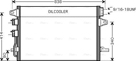 Ava Quality Cooling CR 5088 - Конденсатор кондиционера autosila-amz.com