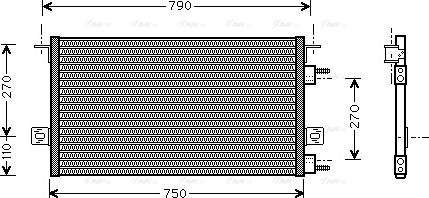 Ava Quality Cooling CR 5037 - Конденсатор кондиционера autosila-amz.com