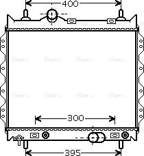 Ava Quality Cooling CR 2072 - Радиатор, охлаждение двигателя autosila-amz.com