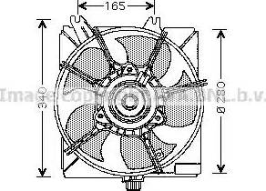 Ava Quality Cooling CR 7508 - Вентилятор, охлаждение двигателя autosila-amz.com