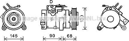 Ava Quality Cooling CRK133 - Компрессор кондиционера autosila-amz.com