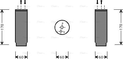 Ava Quality Cooling CR D073 - Осушитель, кондиционер autosila-amz.com