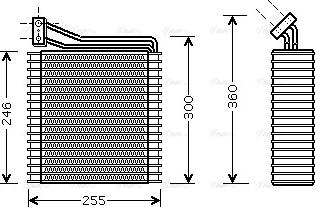 Ava Quality Cooling CR V089 - Испаритель, кондиционер autosila-amz.com