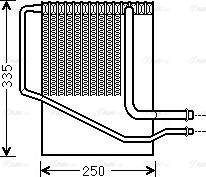 Ava Quality Cooling CRV126 - Испаритель, кондиционер autosila-amz.com