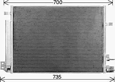Ava Quality Cooling CT5084D - Конденсатор кондиционера autosila-amz.com