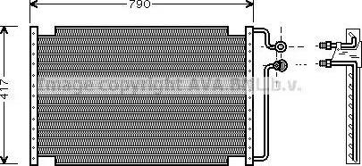 Ava Quality Cooling CT 5029 - Конденсатор кондиционера autosila-amz.com