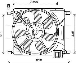 Ava Quality Cooling CT7501 - Вентилятор, охлаждение двигателя autosila-amz.com