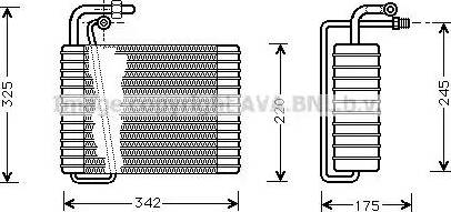 Ava Quality Cooling CT V004 - Испаритель, кондиционер autosila-amz.com